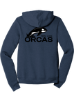 Full Zip Hoodie | HEATHER NAVY