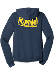 Full Zip Hoodie | HEATHER NAVY
