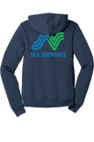 Full Zip Hoodie | HEATHER NAVY