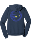 Full Zip Hoodie | HEATHER NAVY