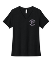 Ladies CVC V-Neck Tee