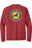 Long Sleeve Triblend Tee | Red Frost