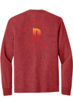 Long Sleeve Triblend Tee | Red Frost