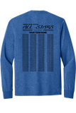 Long Sleeve Triblend Tee | Royal Frost