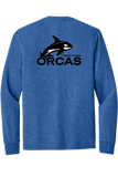 Long Sleeve Triblend Tee | Royal Frost