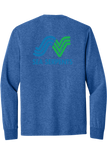 Long Sleeve Triblend Tee | Royal Frost