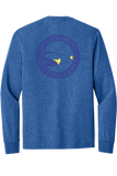 Long Sleeve Triblend Tee | Royal Frost