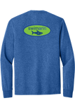 Long Sleeve Triblend Tee | Royal Frost