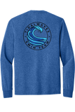 Long Sleeve Triblend Tee | Royal Frost