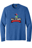 Long Sleeve Triblend Tee | Royal Frost