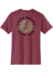 Short Sleeve Triblend Tee | Heathered Cardinal