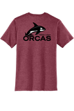 Short Sleeve Triblend Tee | Heathered Cardinal