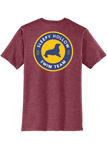 Short Sleeve Triblend Tee | Heathered Cardinal