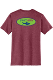 Short Sleeve Triblend Tee | Heathered Cardinal