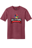 Short Sleeve Triblend Tee | Heathered Cardinal