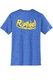 Short Sleeve Triblend Tee | Heathered Royal