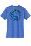 Short Sleeve Triblend Tee | Heathered Royal