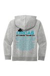 Youth Hooded Sweatshirt (Multi Color Back) | LIGHT HEATHER GREY