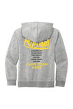 Youth Hooded Sweatshirt (Multi Color Back) | LIGHT HEATHER GREY