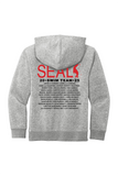 Youth Hooded Sweatshirt (Multi Color Back) | LIGHT HEATHER GREY
