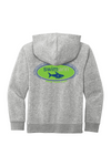 Youth Hooded Sweatshirt (Multi Color Back) | LIGHT HEATHER GREY
