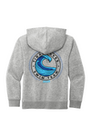 Youth Hooded Sweatshirt (Multi Color Back) | LIGHT HEATHER GREY