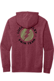 Fleece Hoodie | Heathered Cardinal