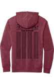 Fleece Hoodie | Heathered Cardinal