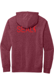 Fleece Hoodie | Heathered Cardinal