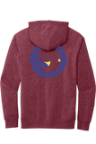 Fleece Hoodie | Heathered Cardinal