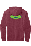 Fleece Hoodie | Heathered Cardinal