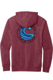Fleece Hoodie | Heathered Cardinal