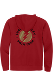Fleece Full-Zip Hoodie| Classic Red