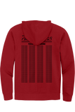 Fleece Full-Zip Hoodie| Classic Red