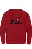 Fleece Full-Zip Hoodie| Classic Red