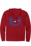 Fleece Full-Zip Hoodie| Classic Red