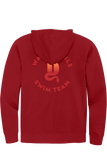 Fleece Full-Zip Hoodie| Classic Red