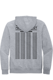 Fleece Full-Zip Hoodie| Light Heather Grey