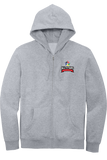 Fleece Full-Zip Hoodie| Light Heather Grey