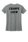 WOMENS CVC Tee - (FREE) CHAMPS CREW | DARK HEATHER GREY