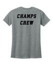 WOMENS CVC Tee - (FREE) CHAMPS CREW | DARK HEATHER GREY