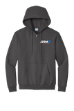 Adult Full Zip Hooded Sweatshirt | MULTIPLE COLORS