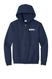 Adult Full Zip Hooded Sweatshirt | MULTIPLE COLORS