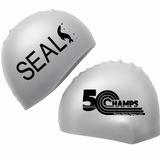 CUSTOM SWIM CAP - STRAWBERRY SEALS