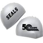 CUSTOM SWIM CAP - STRAWBERRY SEALS