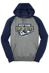 Pullover Hooded Sweatshirt | NAVY / GREY