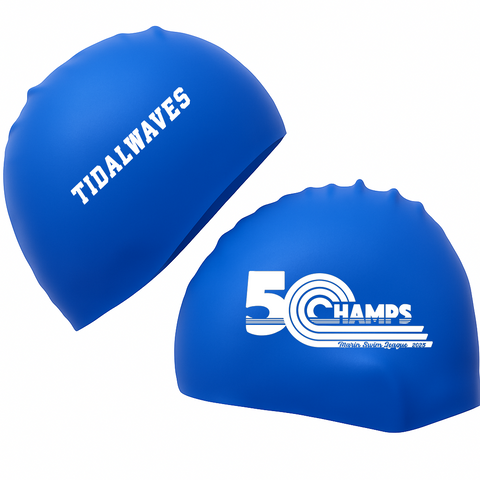 CUSTOM SWIM CAP - TIDALWAVES