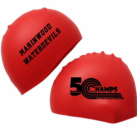 CUSTOM SWIM CAP - MARINWOOD WATERDEVILS