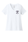 Ladies CVC V-Neck Tee